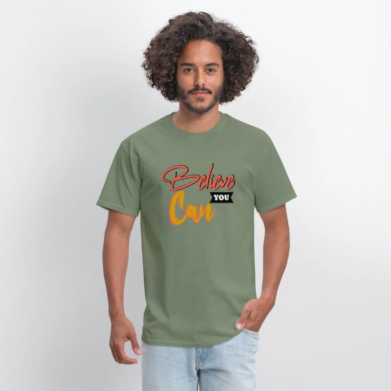 Believe you Can Letter Modern T shirt Design