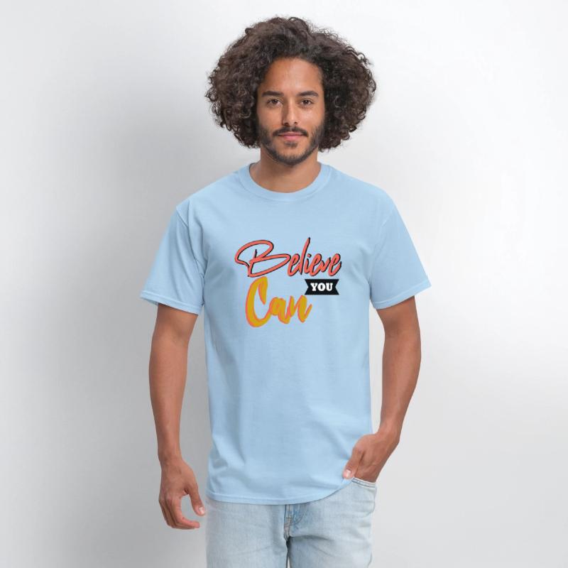 Believe you Can Letter Modern T shirt Design