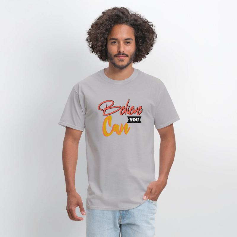 Believe you Can Letter Modern T shirt Design