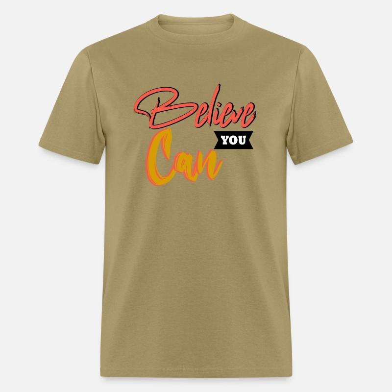 Believe you Can Letter Modern T shirt Design