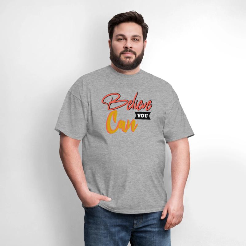 Believe you Can Letter Modern T shirt Design