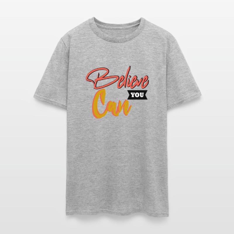 Believe you Can Letter Modern T shirt Design