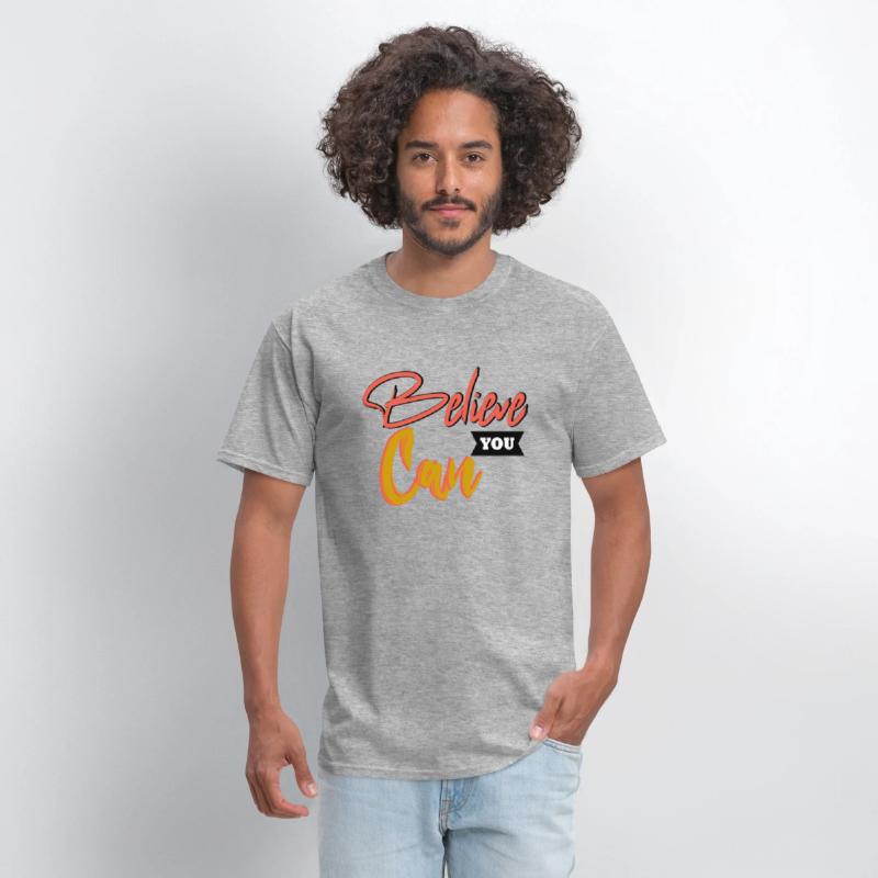 Believe you Can Letter Modern T shirt Design
