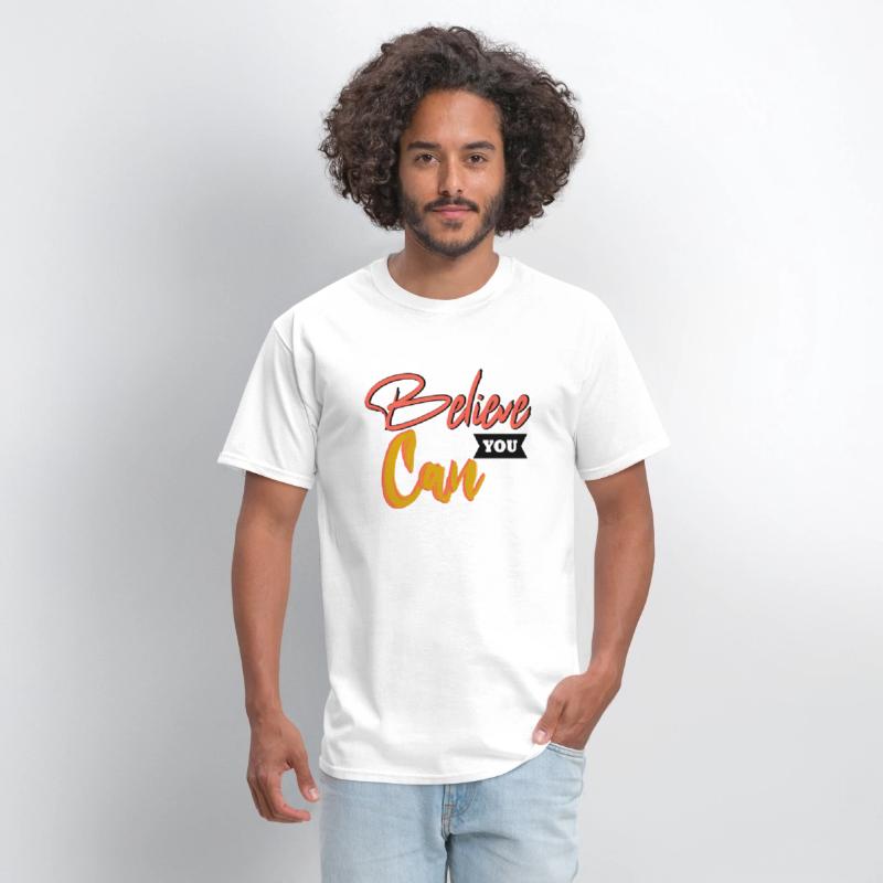 Believe you Can Letter Modern T shirt Design