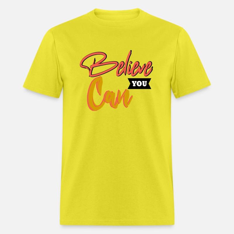 Believe you Can Letter Modern T shirt Design