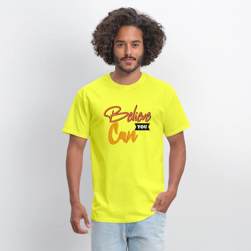 Believe you Can Letter Modern T shirt Design