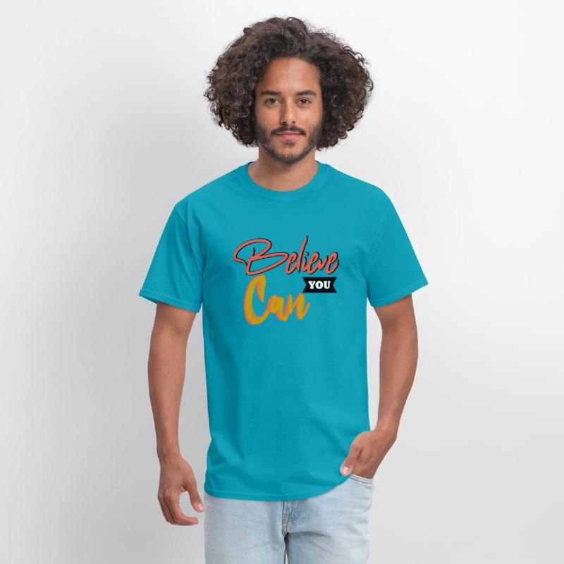 Believe you Can Letter Modern T shirt Design