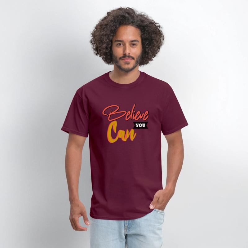 Believe you Can Letter Modern T shirt Design