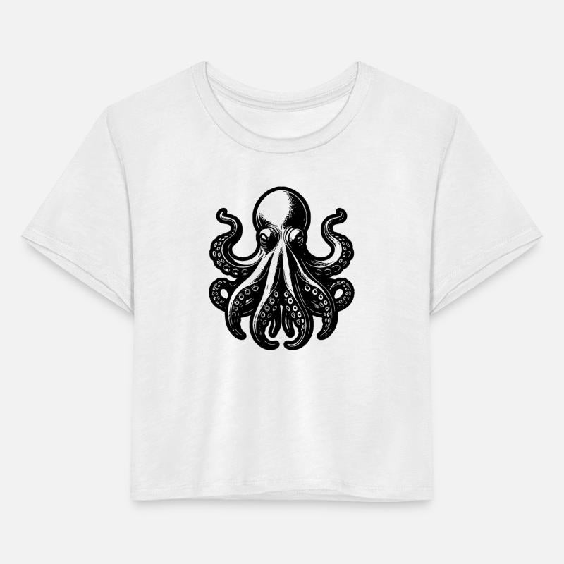 Big Fierce Octopus With Eight Arms
