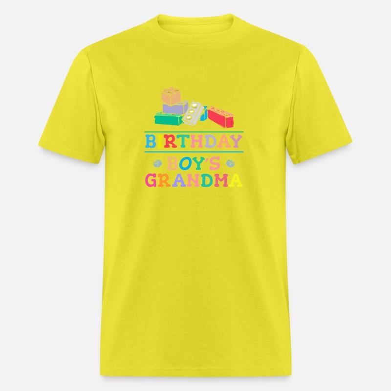 Birthday Boy's Grandma Building Blocks