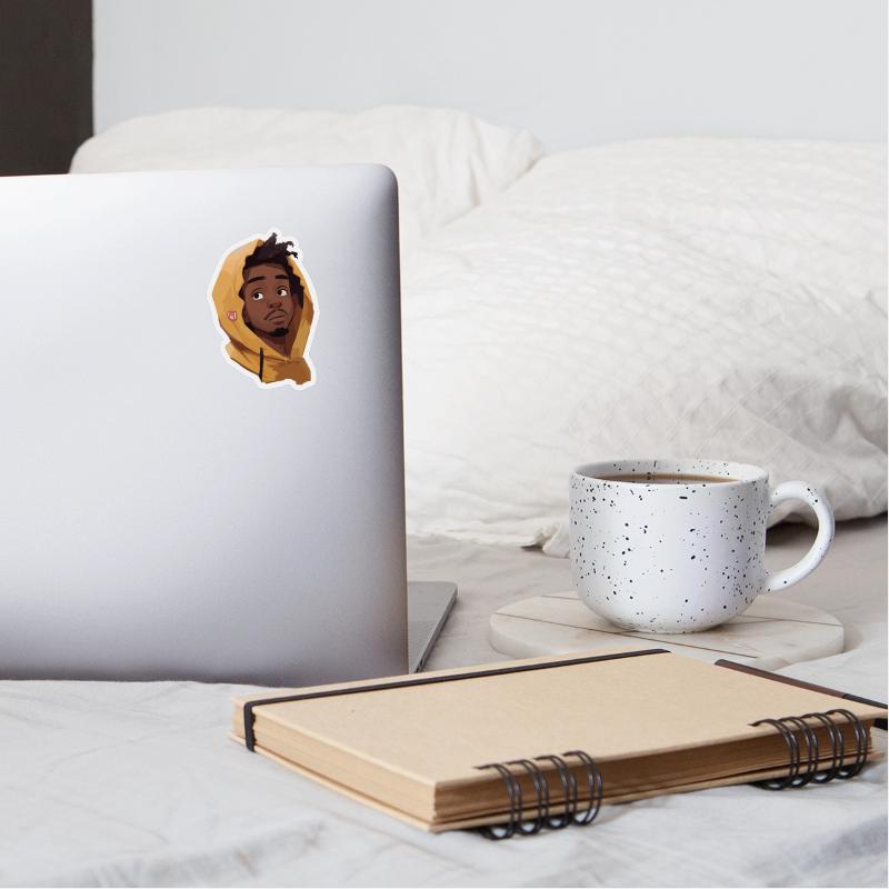 Black Man in Yellow Hoodie