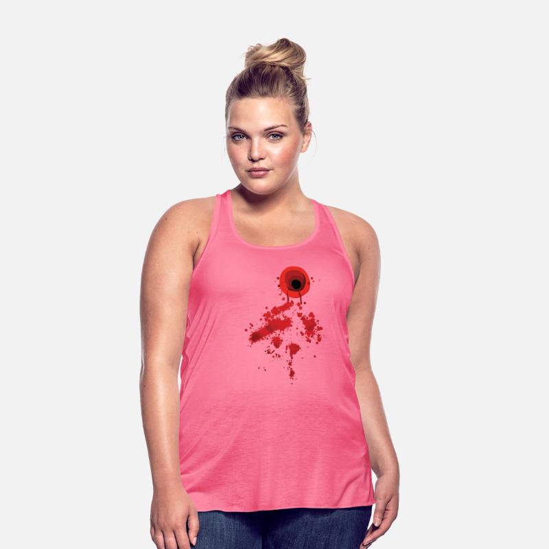 Bleeding Flesh Wound Red Blood Splatters