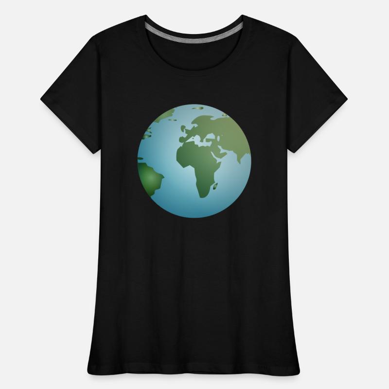 blue planet earth with green continents