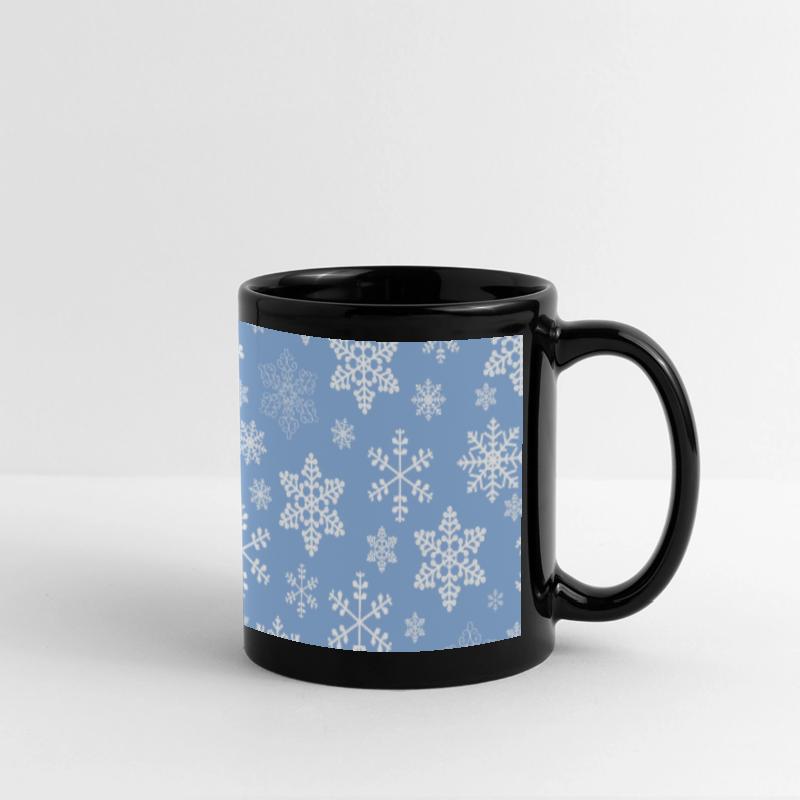 Blue Snowflakes Pattern