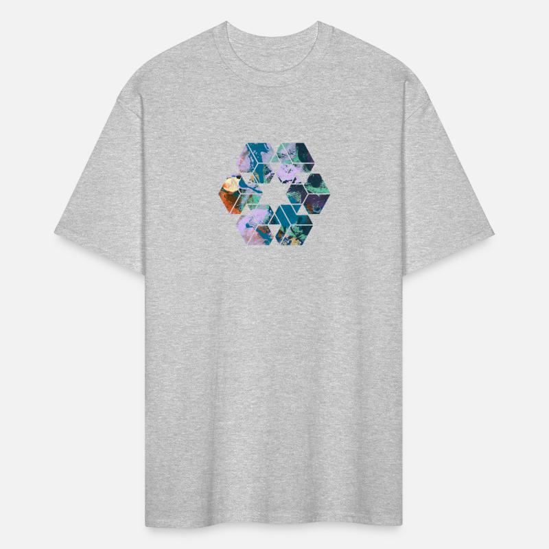 Blue Terra Mosaic minimalist abstract geometric