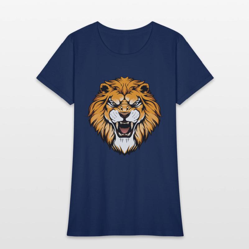 Bold Lion Graphic Tee – King of the Jungle