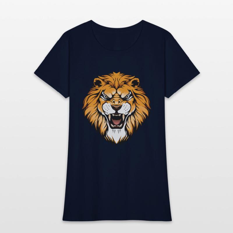 Bold Lion Graphic Tee – King of the Jungle