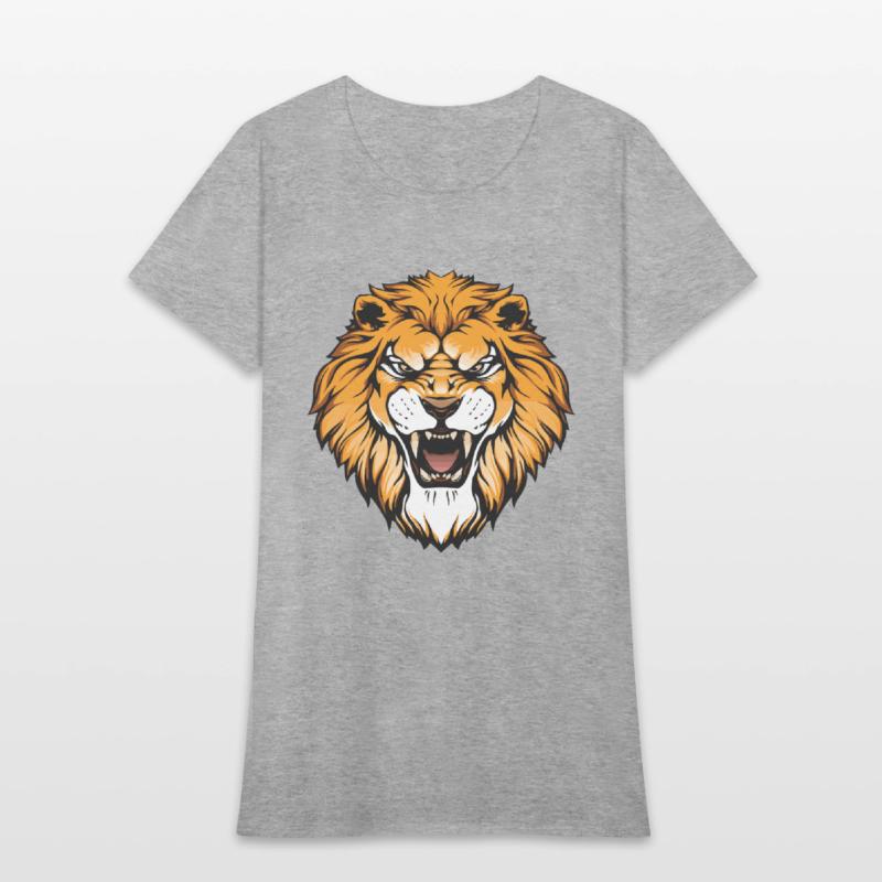 Bold Lion Graphic Tee – King of the Jungle