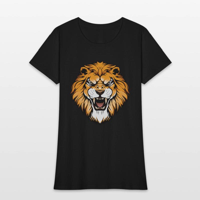 Bold Lion Graphic Tee – King of the Jungle