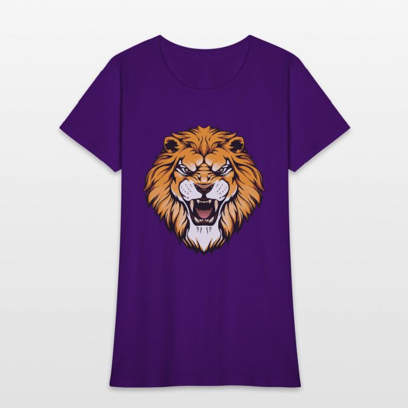 Bold Lion Graphic Tee – King of the Jungle