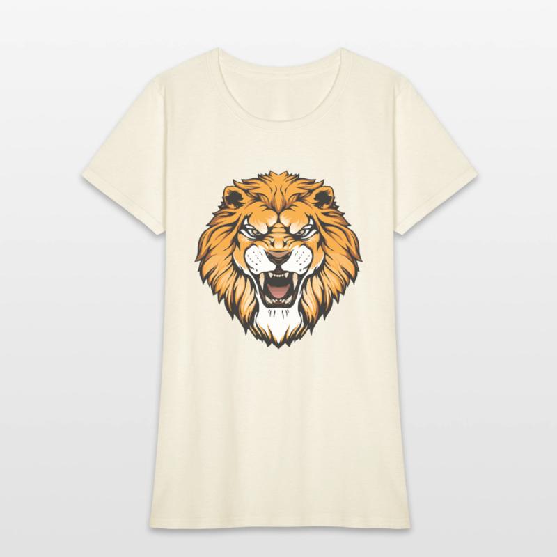 Bold Lion Graphic Tee – King of the Jungle