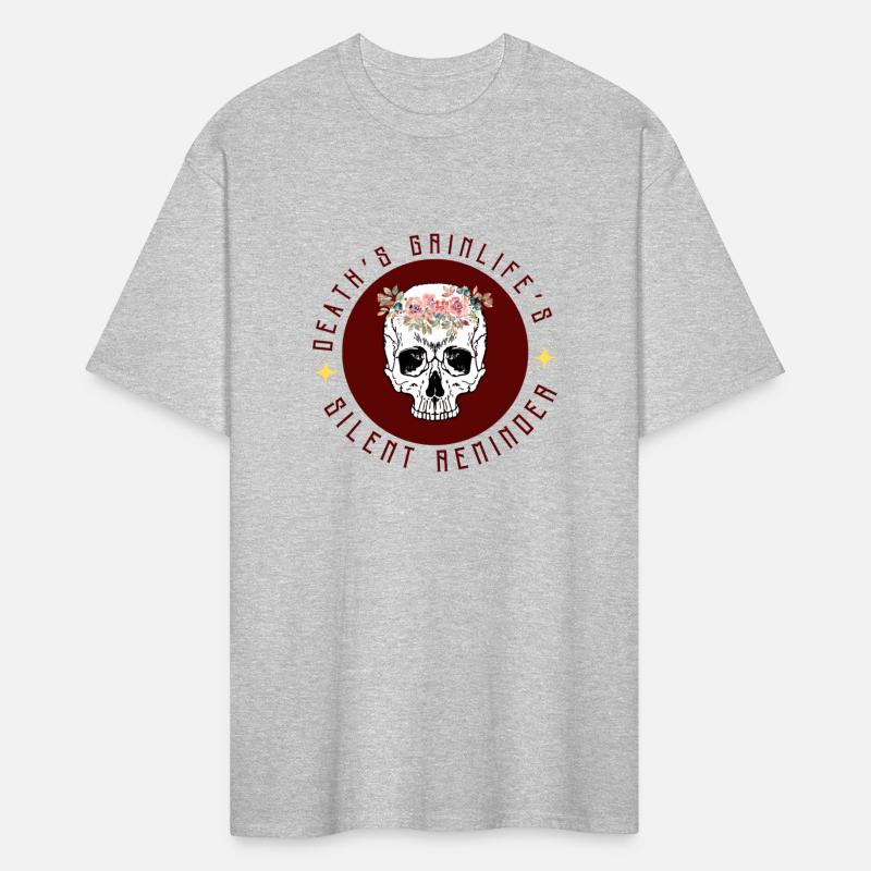 Bold Skull and Powerful Phrase - Edgy Graphic Tee