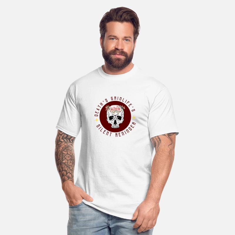 Bold Skull and Powerful Phrase - Edgy Graphic Tee