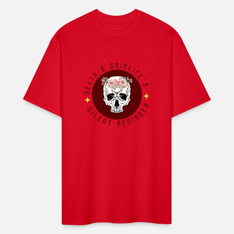 Bold Skull and Powerful Phrase - Edgy Graphic Tee