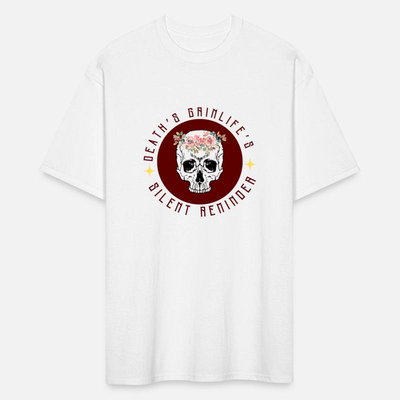 Bold Skull and Powerful Phrase - Edgy Graphic Tee