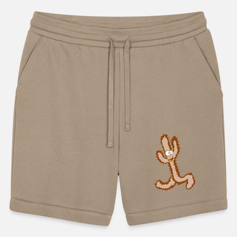 Cactus Face Runs Happy Legs Fast Cool Funny Cacti