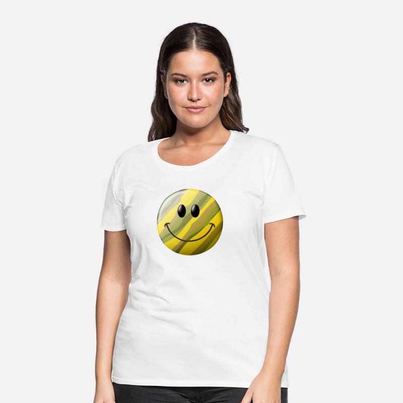 Camo Smiling Happy Face