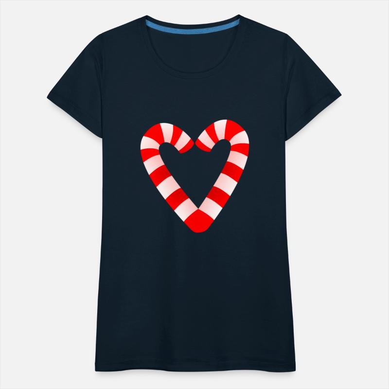 Candy Cane Hearts Santa
