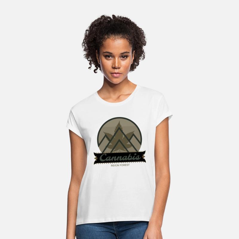 Cannabis Mountains - Highdea Funny GraphicT Shirt