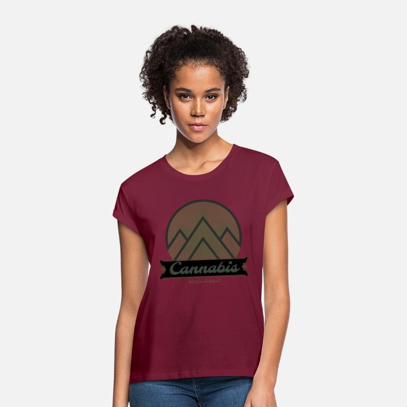 Cannabis Mountains - Highdea Funny GraphicT Shirt