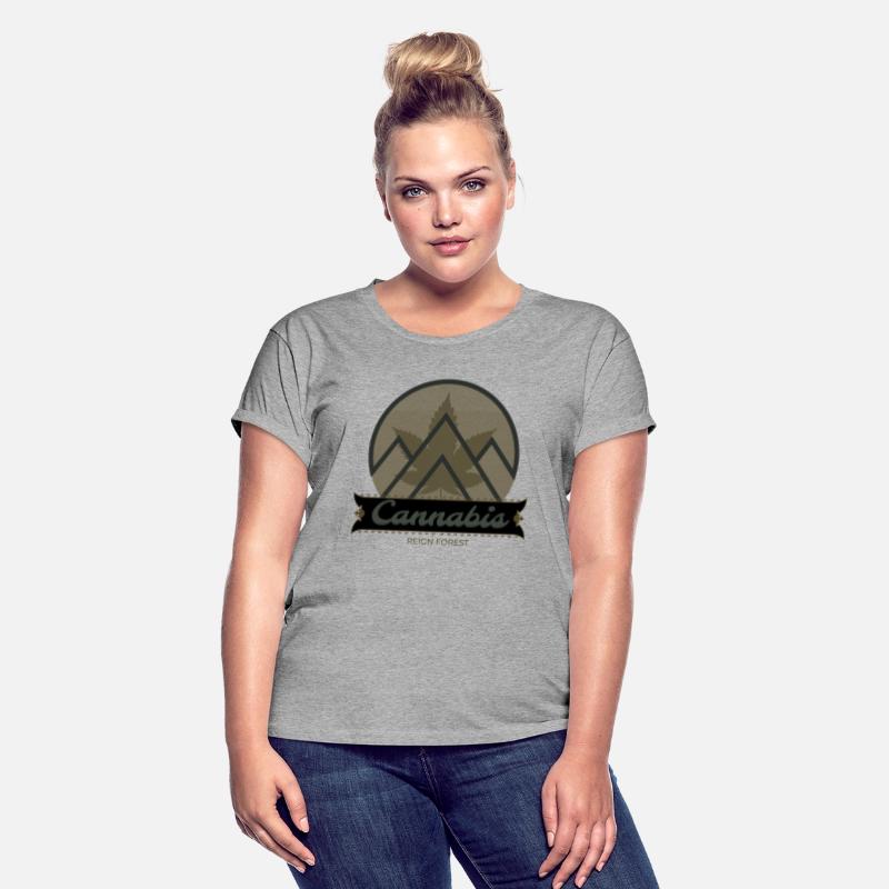 Cannabis Mountains - Highdea Funny GraphicT Shirt