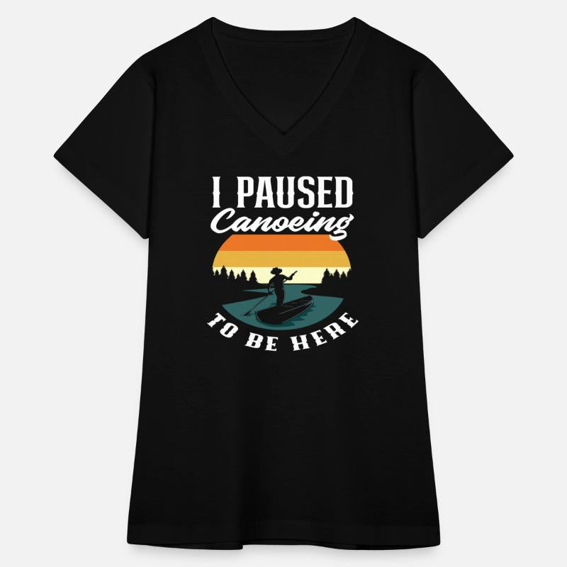 Canoe Paused Retro Canoe Lovers