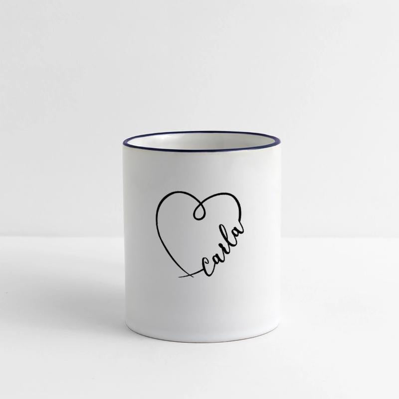Carla Name Heart Calligraphy