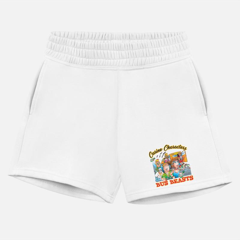 Casino Characters Bus Beasts Illustration