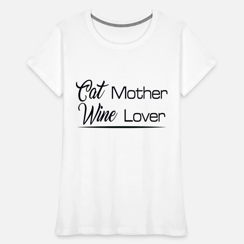 cat mother wine lover