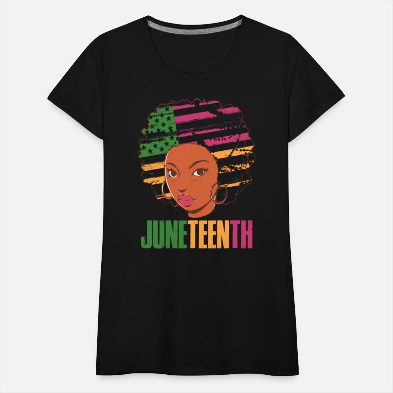 Celebrate Juneteenth USA America Black Woman