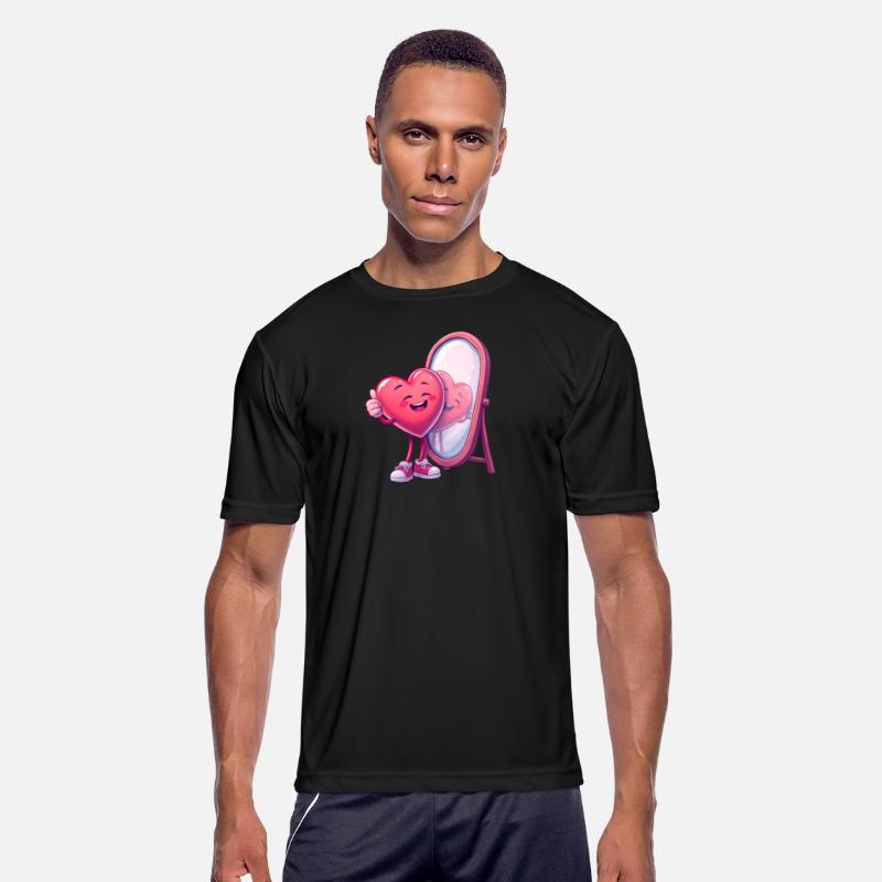 Cheerful Heart Reflection Illustration