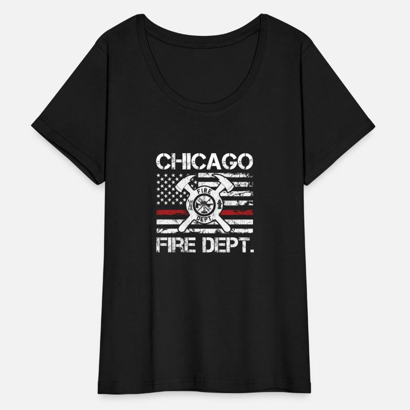 Chicago Illinois Fire Dept Thin Red Line