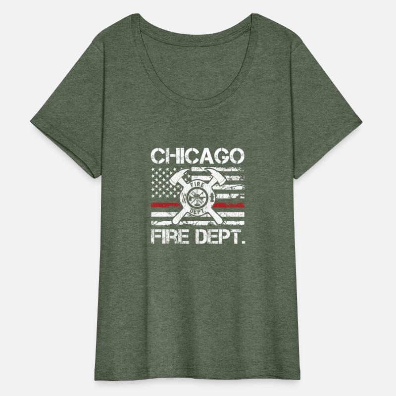 Chicago Illinois Fire Dept Thin Red Line