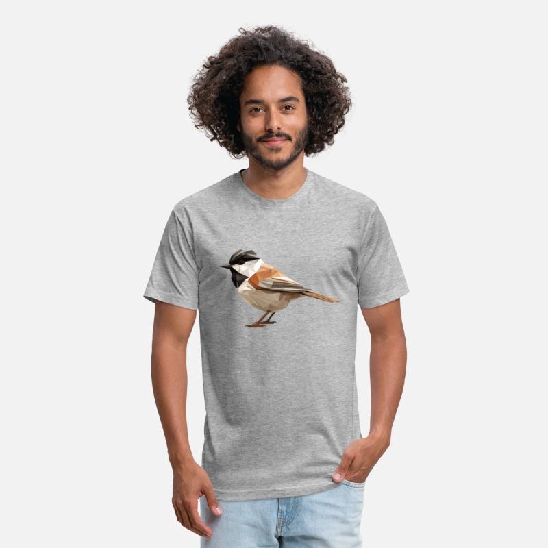 Chickadee Bird Low Poly