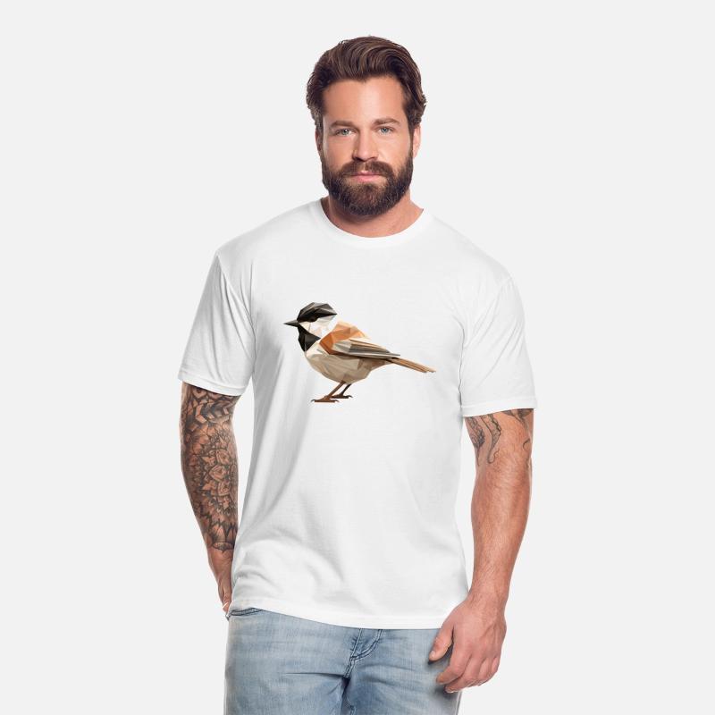 Chickadee Bird Low Poly