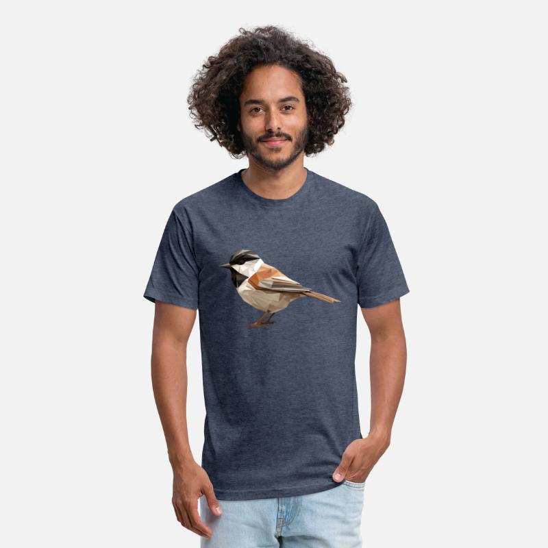 Chickadee Bird Low Poly