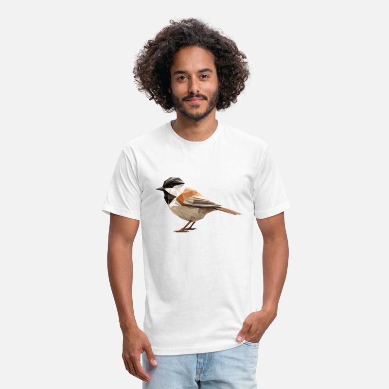 Chickadee Bird Low Poly