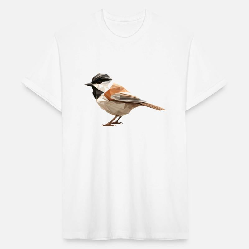 Chickadee Bird Low Poly