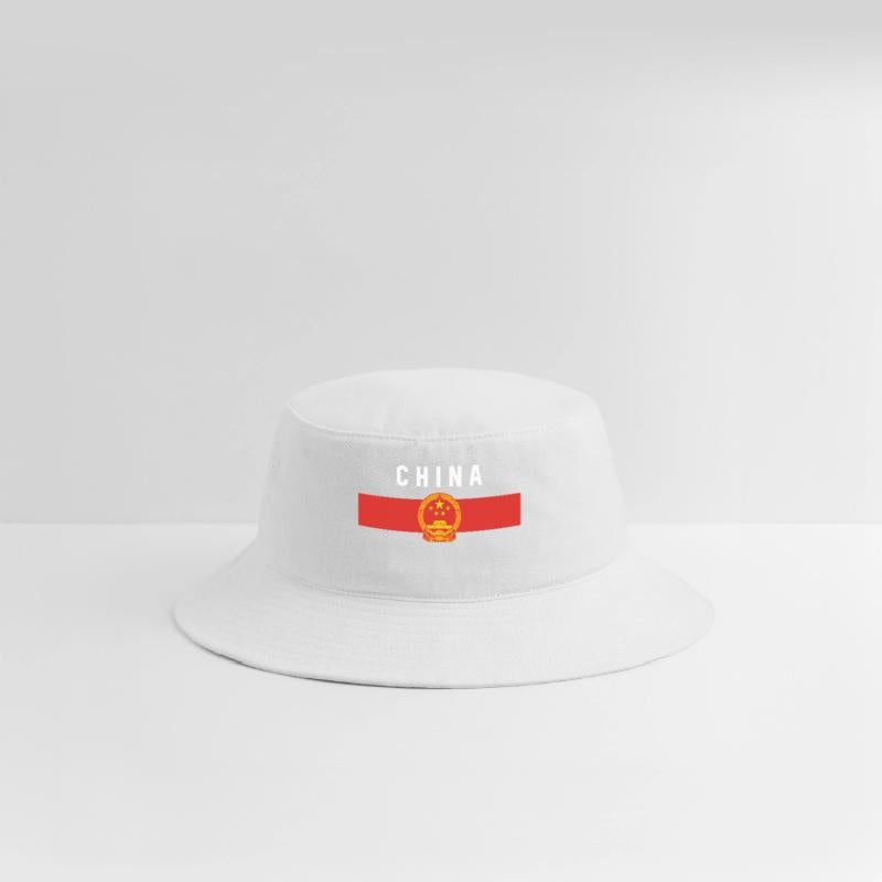 China - flag and coat of arms