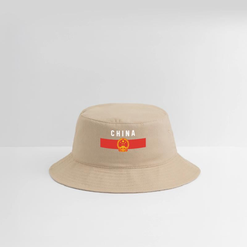 China - flag and coat of arms